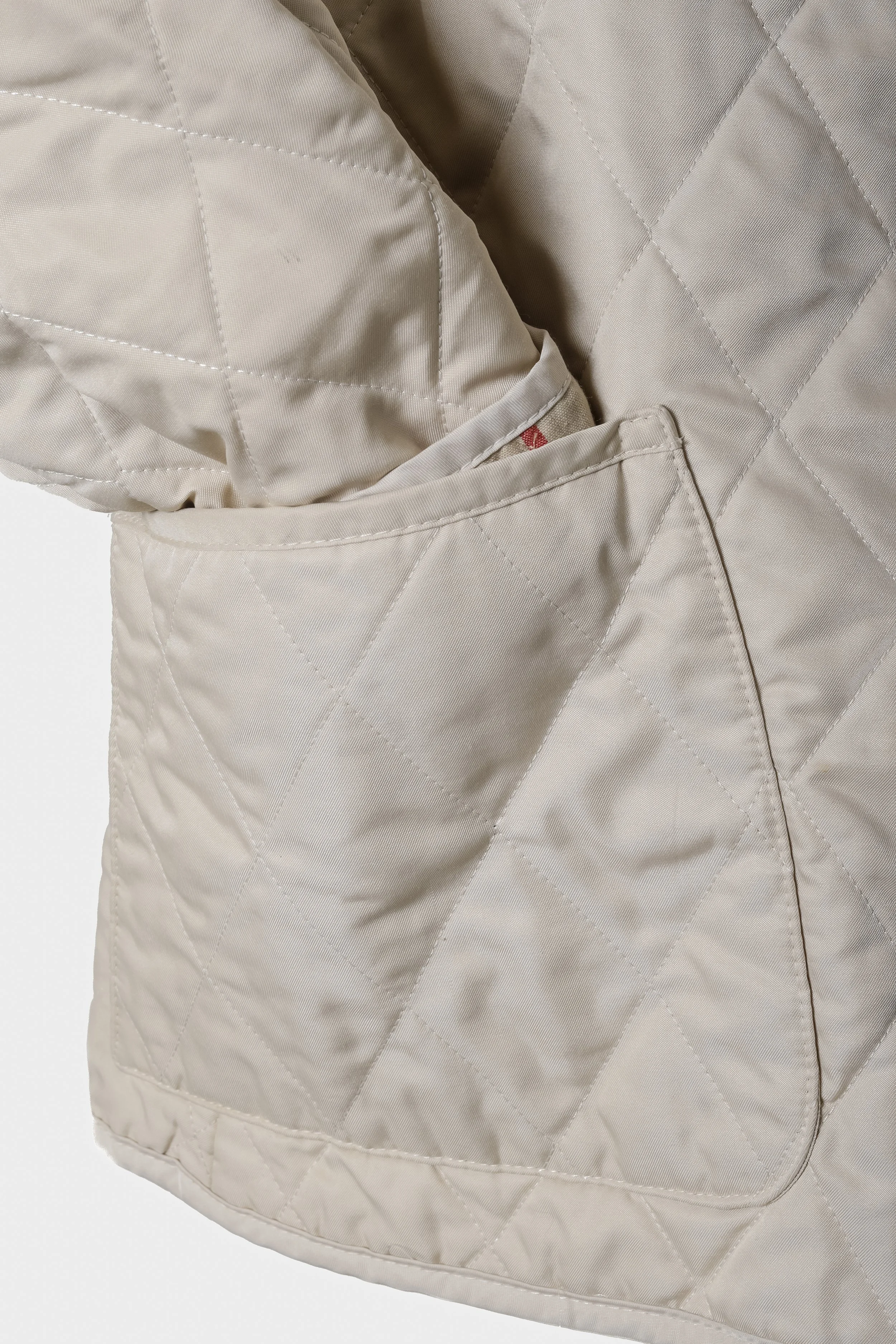 Cream burberry shop jacket